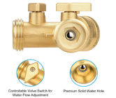 Válvula de cobre amarillo del CNC Y del ANSI para el riego de la irrigación del césped