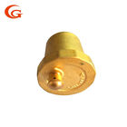válvula de cobre amarillo de la salida de aire del 1/2”, válvula obturada del gas de cobre amarillo del CNC