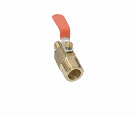 Vávula de bola de cobre amarillo sin plomo C69300 para el hilo del 1/2 ' NPT