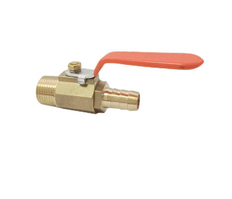 Vávula de bola de cobre amarillo sin plomo C69300 para el hilo del 1/2 ' NPT