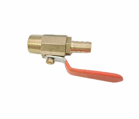 Vávula de bola de cobre amarillo sin plomo C69300 para el hilo del 1/2 ' NPT