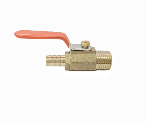 Vávula de bola de cobre amarillo sin plomo C69300 para el hilo del 1/2 ' NPT