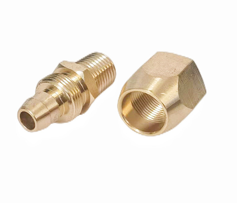 3/8" resistencia a la corrosión de la reparación del final de Barb Solid Brass Pneumatic Hose que cabe