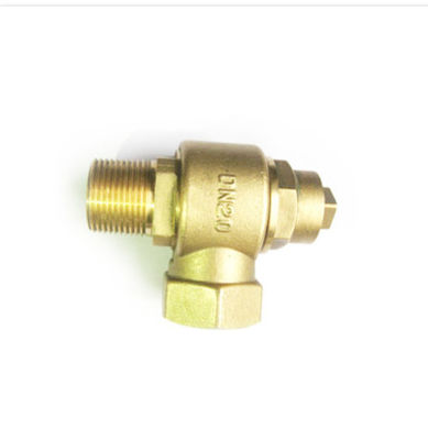 250 grados de F de válvula de cobre amarillo de la virola, hembra el 1/2” 3/4&quot; 1&quot; válvula de eslabón giratorio
