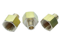 Válvula de descarga de cobre amarillo femenina de cobre amarillo de la seguridad del varón x el 1/2 NPT del NPT del adaptador 1/4 de la instalación de tuberías