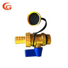 Separador de agua vávula de bola del gas de 2 pulgadas, válvula de cobre amarillo del lanzamiento del aire del CNC del OEM