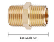 Instalación de tuberías de cobre amarillo, entrerrosca del hex., adaptador masculino del tubo de” x 1/2” NPT del 1/2