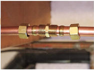 5/8&quot; compresión de X el 1/2” que reduce la unión, instalaciones de tuberías de la compresión del CNC