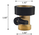 ANSI colocación de cobre amarillo de la compresión de 3/4 pulgada con las lavadoras de goma