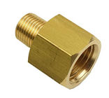 1/8 adaptador de cobre amarillo apropiado de cobre amarillo del tubo de tubo del hilo masculino de BSPT