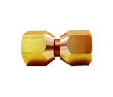 eslabón giratorio de cobre amarillo del 1/2” que cabe el conector forjado roscado de la nuez del eslabón giratorio