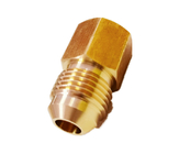 El 1/2 conector hembra de cobre amarillo sin plomo de la colocación de tubo de” X el 1/2”