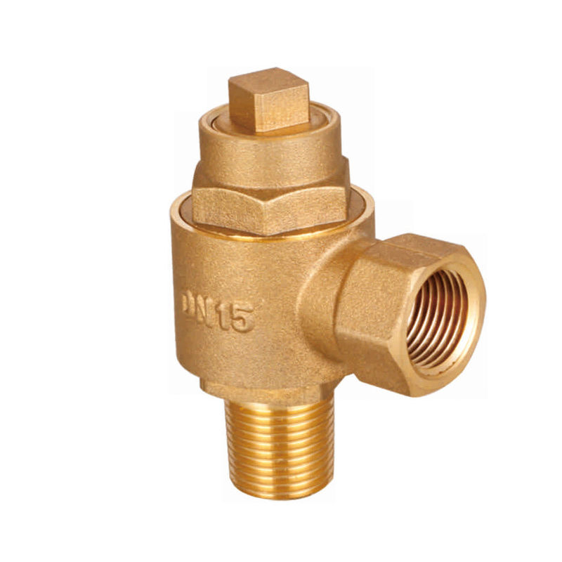 250 grados de F de válvula de cobre amarillo de la virola, hembra el 1/2” 3/4&quot; 1&quot; válvula de eslabón giratorio